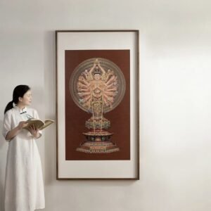 Handmade copper wire Thousand-Armed Avalokitesvara