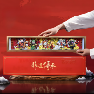 Nine-way Wealth God Paper Cuttings